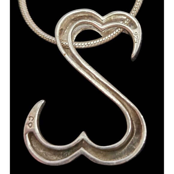 Kay's/Zales Jewelers Jane Seymour "Open Heart" Sterling Silver Pendant Necklace - Picture 3 of 4